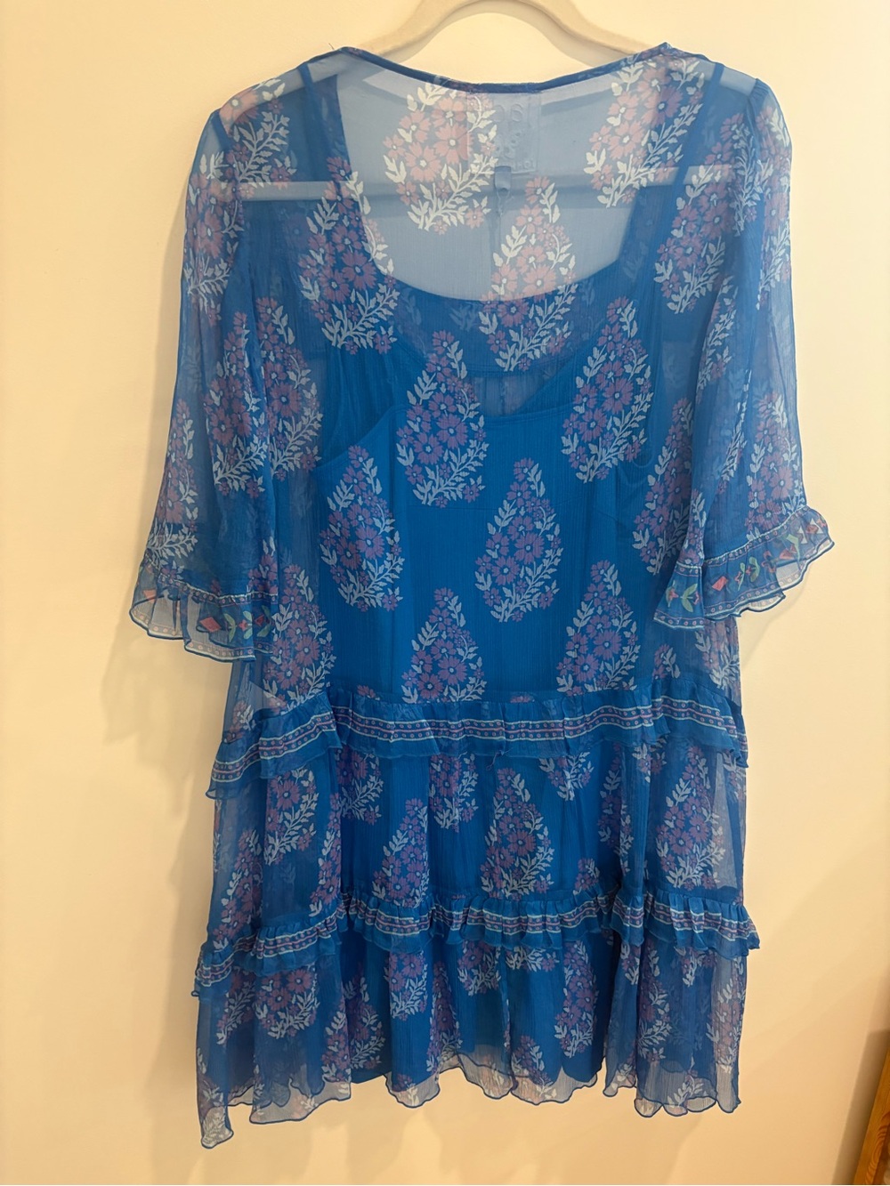 Johnny Was Jade “Wrenn” Mini Dress – Carolyne, Size M (NWT, flaw - Picture 2 of 8